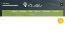 Tablet Screenshot of castlefordcaravanstorage.co.uk
